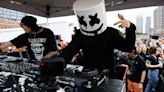 DJ Svdden Death and Marshmello played a surprise pop-up concert on the roof of Rodeo Dallas in Deep Ellum on April 26