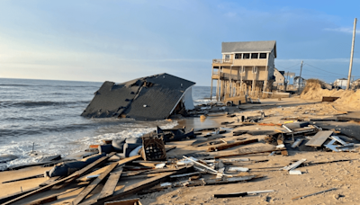 Another Outer Banks home collapses into the Atlantic Ocean