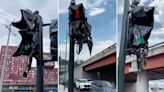 ¿Por qué se derritieron los semáforos en Monterrey? Autoridades aclaran imagen viral en plena ola de calor