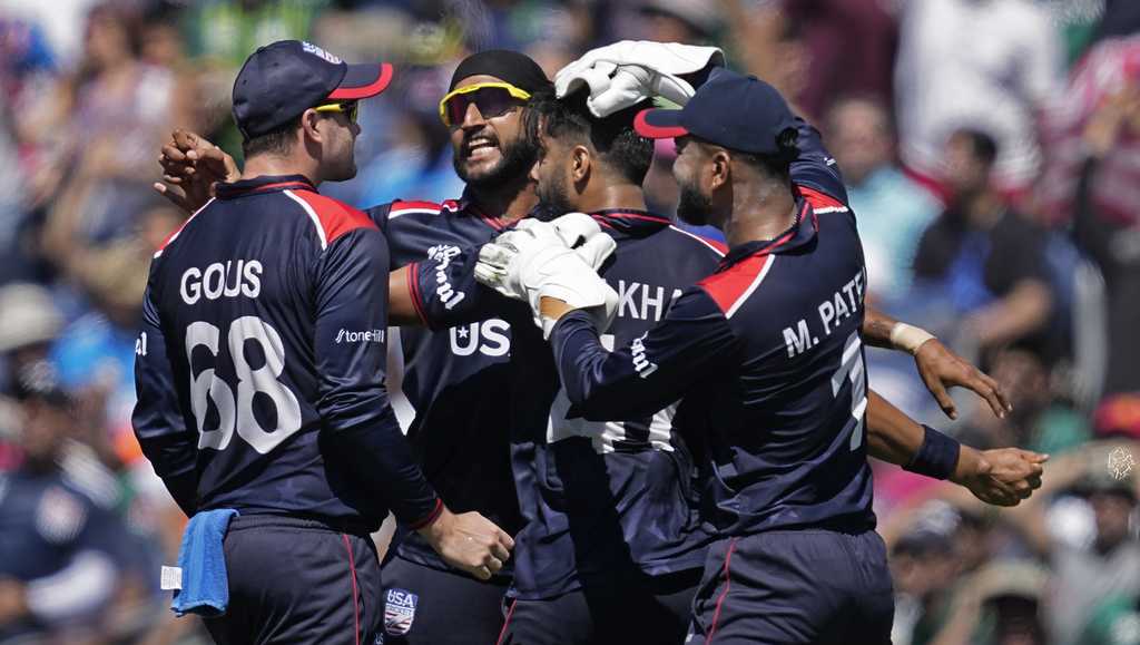 United States shocks cricket heavyweight Pakistan at T20 World Cup after forcing super over