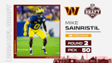 Commanders select Michigan CB Mike Sainristil at No. 50 overall