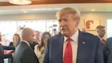 Trump stops at Versailles restaurant after his arrest where supporters pray over him and sing ‘Happy Birthday’