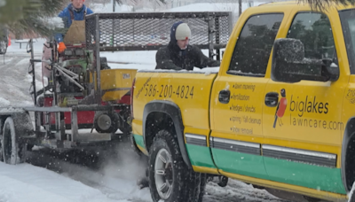 Metro Detroit crews scramble to get snow cleared after winter weather slams area