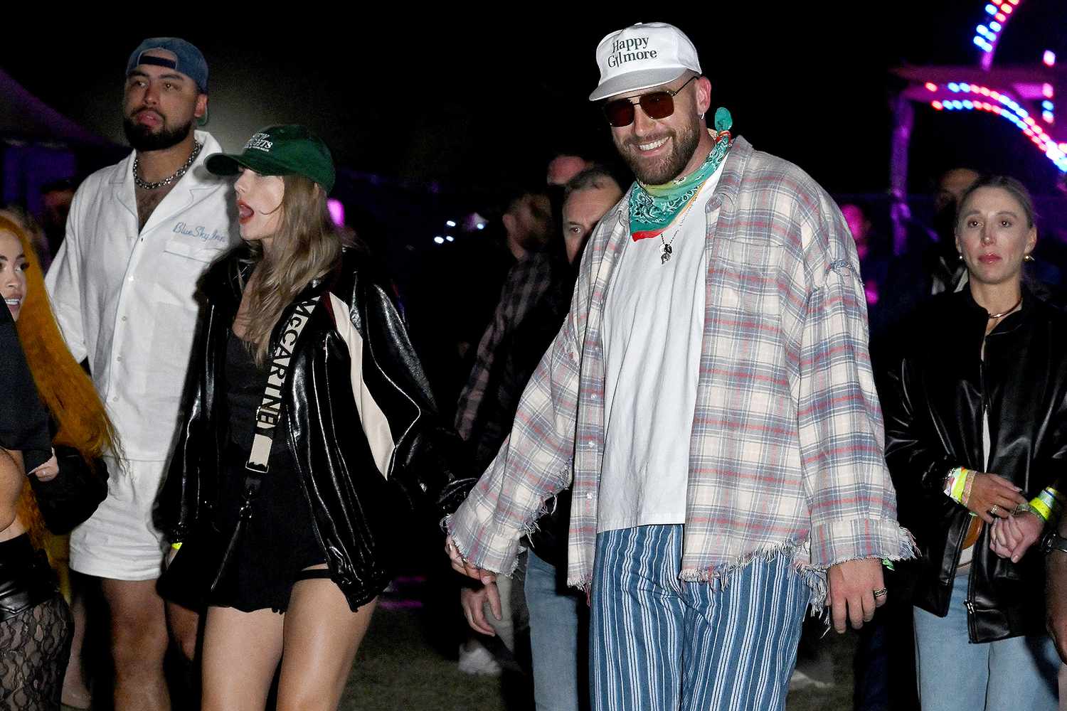 Taylor Swift and Travis Kelce Light Up Coachella with Passionate PDA at Neon Carnival