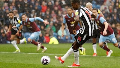 Newcastle rout sends Burnley close to the drop