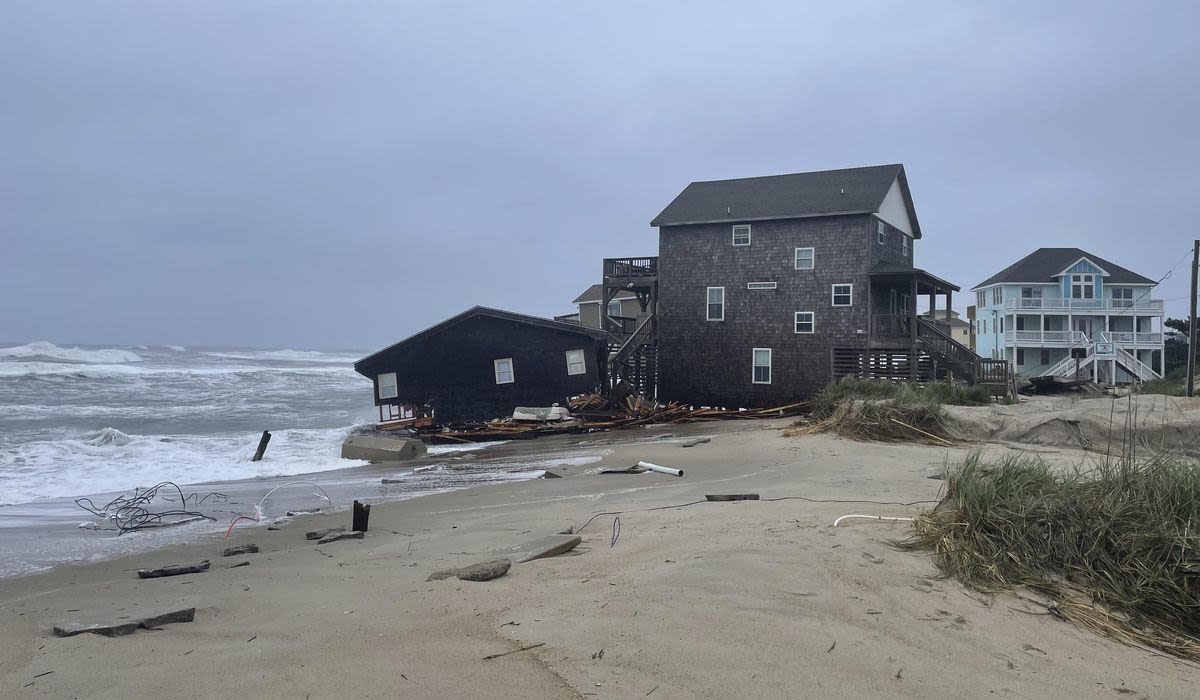 House collapses on North Carolina’s Outer Banks, sixth in four years