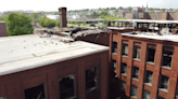 Bricks fall onto road after raging fire causes partial collapse in New Britain