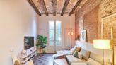 This Gorgeous Small Barcelona Apartment Has Must-See Floors and Ceilings