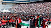 Small pro-Palestinian protests held Saturday during college commencements