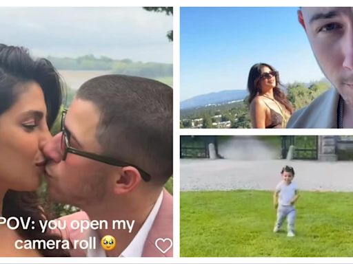 Priyanka Chopra and Malti Marie add loads of smiles and cuteness to Nick Jonas' camera roll. Watch