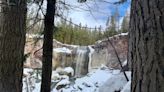 Ski or snowshoe to Central Oregon's Paulina Falls at Newberry National Volcanic Monument