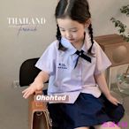 ??JK制服套裝??泰國風學生夏天畢業服 小學生兒童女童學院風泰式 母女裝
