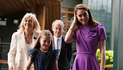 Catalina, princesa de Gales, aparece sonriente en Wimbledon