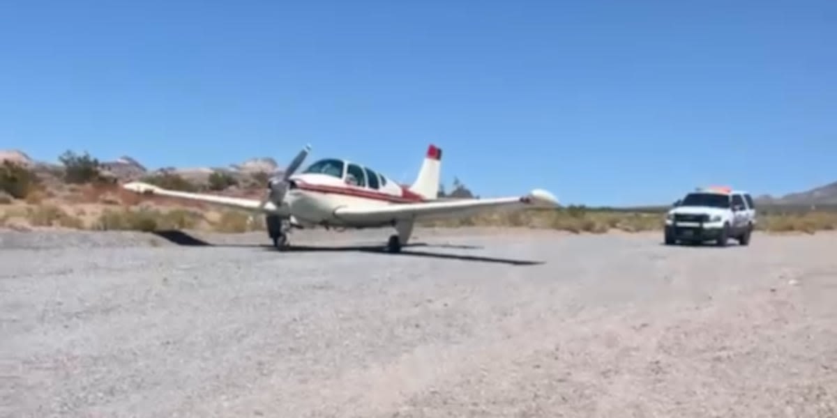 Private plane makes emergency landing in Death Valley