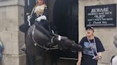 Turista fue mordida por caballo de la Guardia Real británica mientras posaba para foto