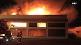 Fire engulfs former antique store in downtown Bakersfield