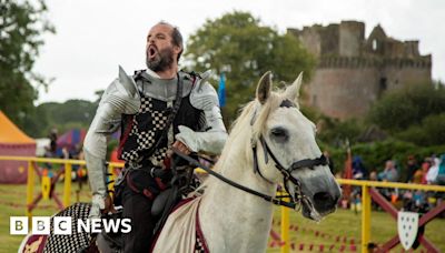 In pictures: Jousting tournament at Caerlaverock Castle