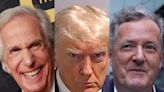 ‘Slouchy and hateful’: Piers Morgan, Henry Winkler and other celebrities react to historic Trump mugshot