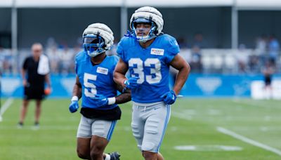 Lions lose rookie running back to injury, Malcolm Rodriguez avoids scare