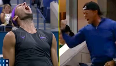 Tiger Woods was blown away when Rafael Nadal hit one of best shots of all time