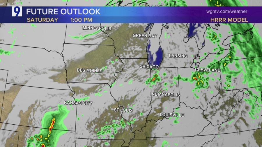 Rain approaches ahead of big weekend warmup