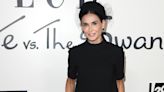 Demi Moore's veiled pillbox hat and all black 'fit is giving chic mob wife at a funeral