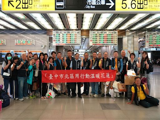 台中首發團前進花蓮用力買 感慨大地震後街容蕭條冷清