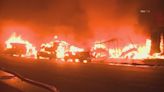 Massive fire leads to indefinite closure of 10 Freeway in downtown Los Angeles