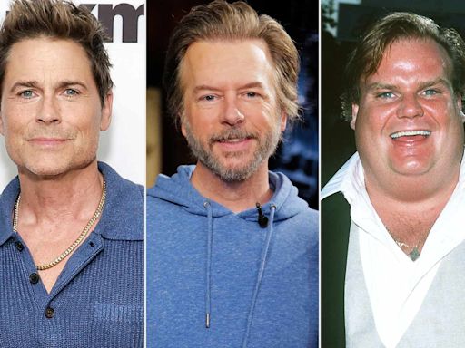 Rob Lowe Says 'Tommy Boy' Costars David Spade and Chris Farley Fought Over a Turkey Sandwich... and Him