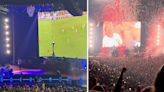The Killers pausó su concierto para transmitir la victoria de Inglaterra en la Eurocopa