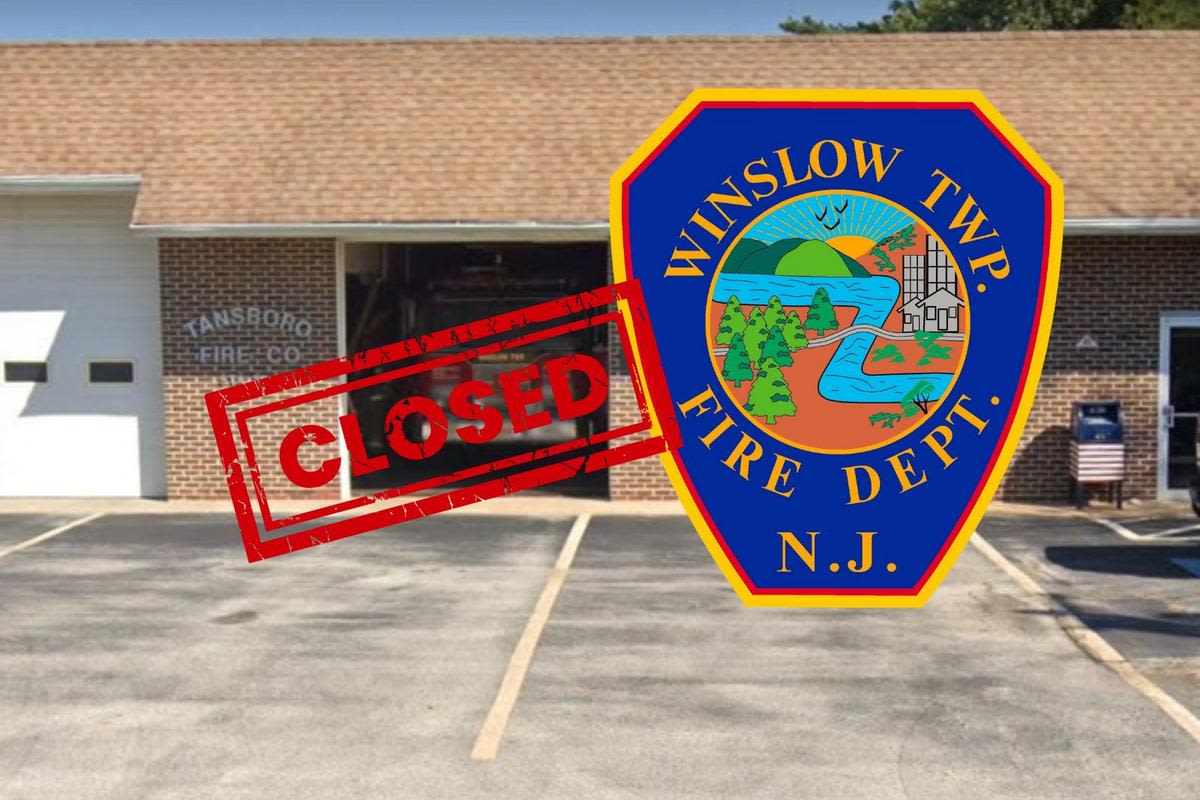 Winslow Township, NJ, is closing three fire houses due to a lack of volunteers