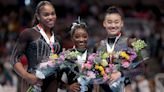 Simone Biles makes history after winning a record 8th all-around national title at the US Gymnastics Championships