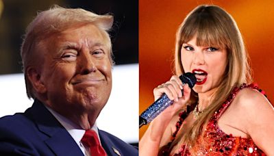 Trump diz que 'odeia' Taylor Swift e vira alvo de piada de apoiadores de Kamala Harris