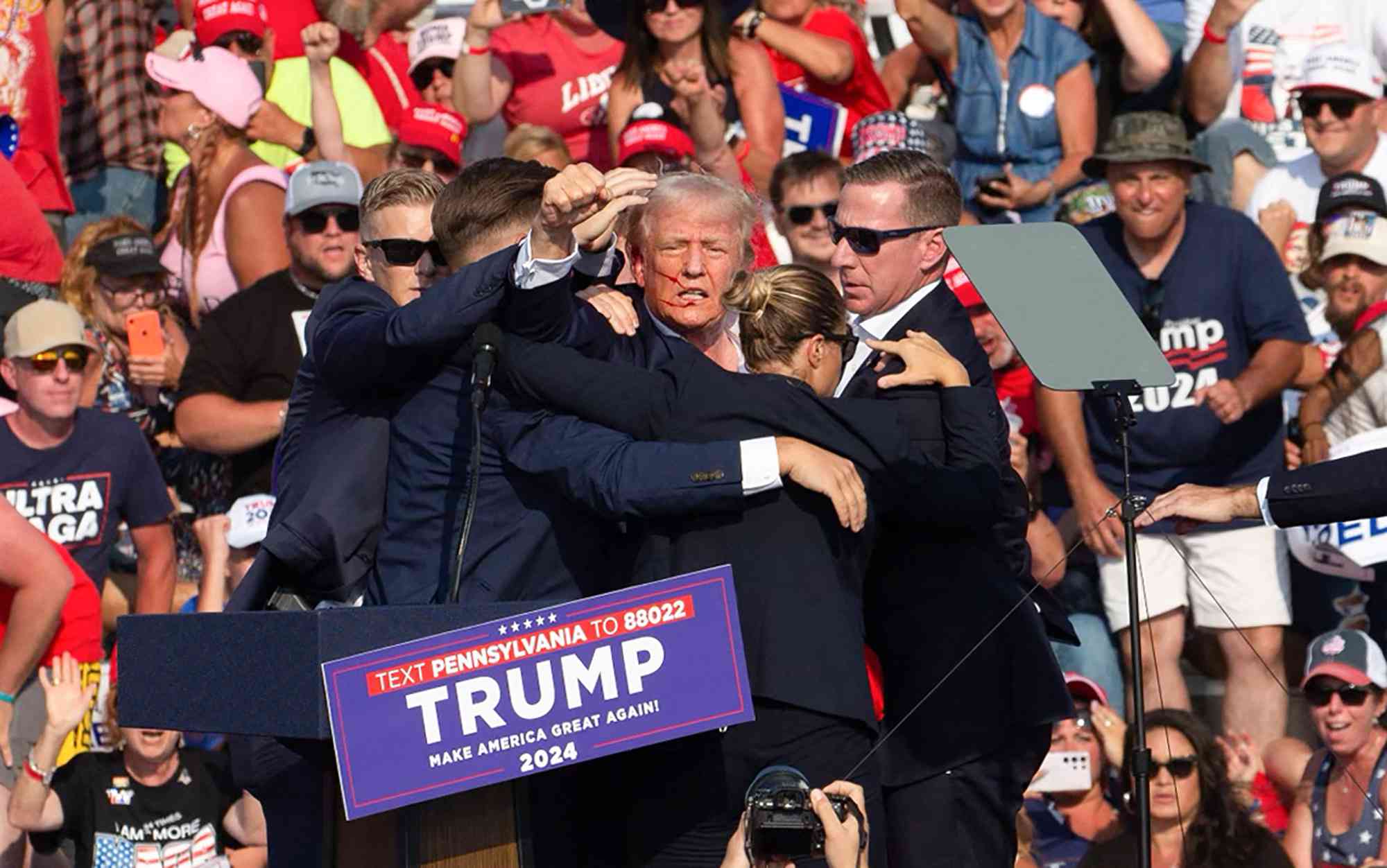 Donald Trump Campaign Rally Shooting: All the Historic Photos