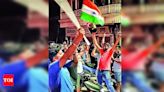 Midnight celebrations across state as India lift second T20 WC | Bhubaneswar News - Times of India