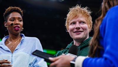 Ed Sheeran Shows Support For Boston Celtics