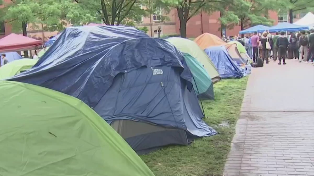 George Washington University president says pro-Palestinian encampment is ‘unlawful' on 11th day