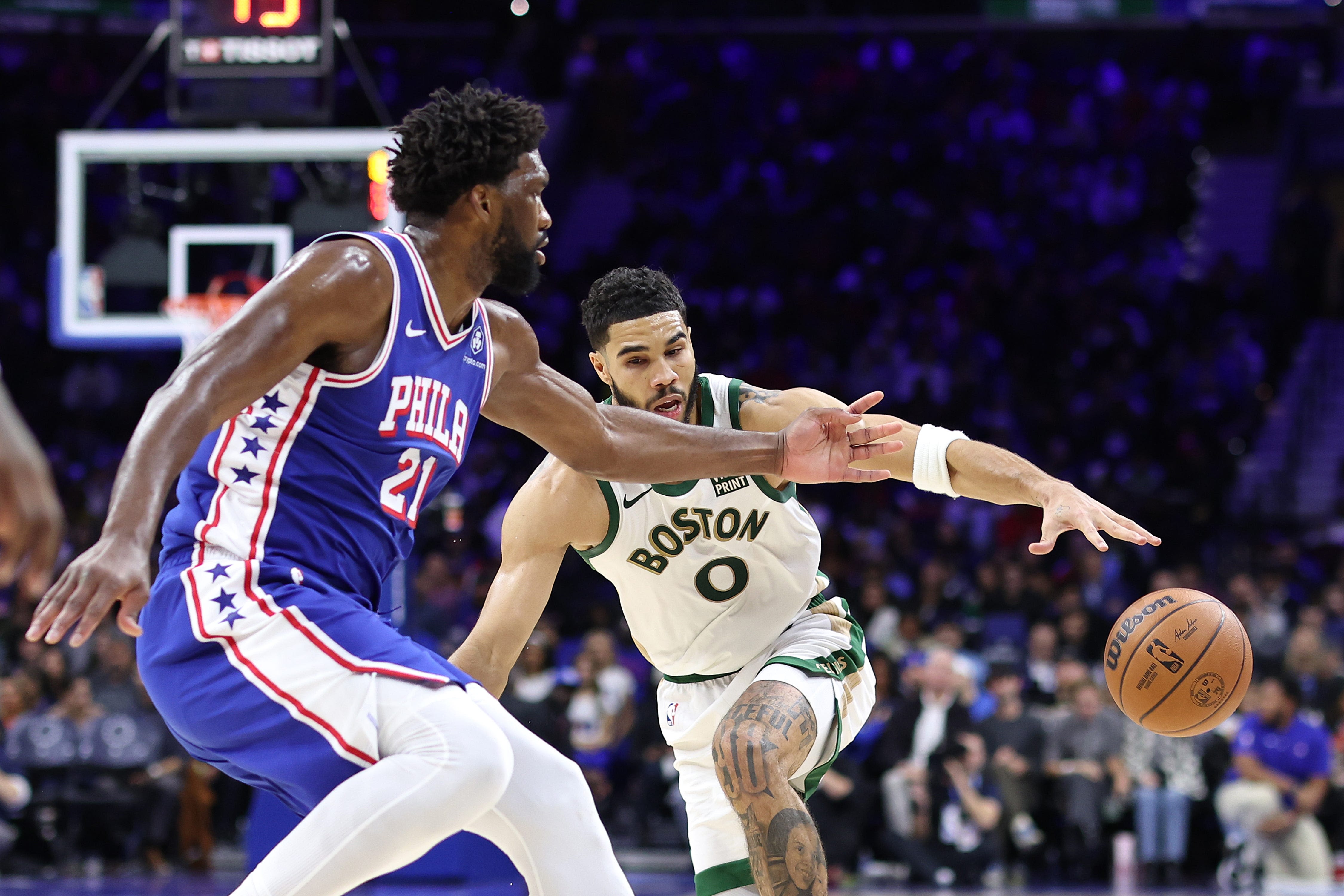 Kevin Garnett lists Joel Embiid, Jayson Tatum at the top of the East