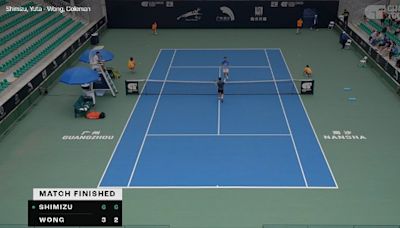 【ATP挑戰賽】黃澤林廣州南沙站首圈出局