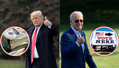 Trump busca inversión de los millonarios y Biden el voto de los conservadores