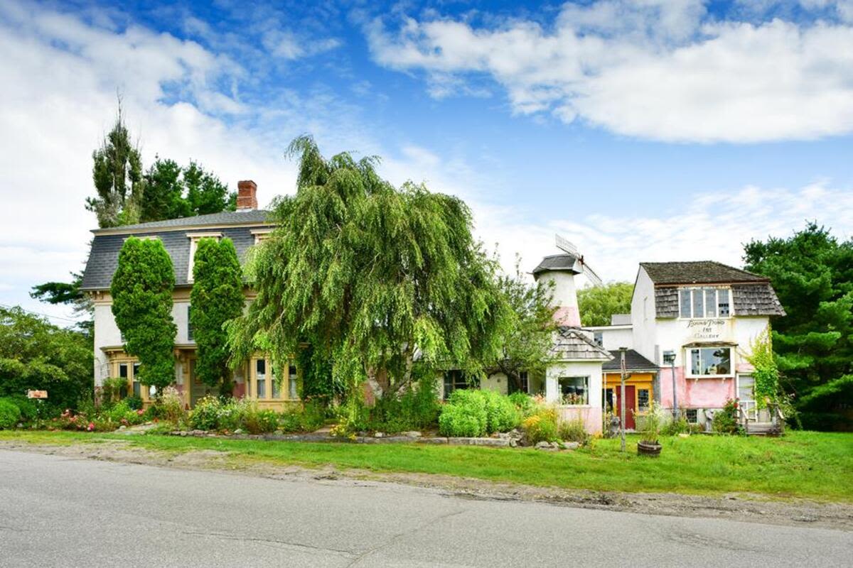 This quirky midcoast Maine home for sale has a rich history — and a storybook windmill