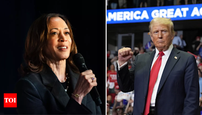 Kamala Harris vs Donald Trump: How new Democrat candidate performs against former US president in polls - Times of India