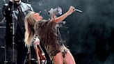 Carrie Underwood Rocks Cheetah Print Daisy Dukes as She Hits the Stage for Performance at ATLive