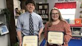 Faith Christian Academy students receive the Jennings Randolph Award