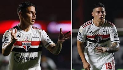 James Rodríguez evoluciona bien: revelan fecha exacta de su regreso al Sao Paulo tras lesión