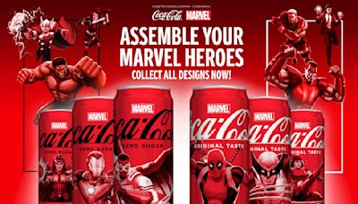 Coca-Cola and Marvel unite on exhilarating collaboration for fans with the launch of new limited-edition pack designs and immersive storytelling with characters from across the Marvel Universe - ClickTheCity
