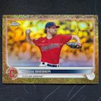 2022 TOPPS GILDED COLLECTION SP! SHANE BIEBER GILDED BASE #32/99!! GUARDIANS!!