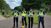 Police search park for knives as national campaign gets underway