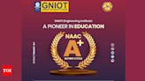 NAAC Peer team awards A+ grade to Greater Noida Institute of Technology (Engineering Institute), commending academic excellence and infrastructure - Times of India