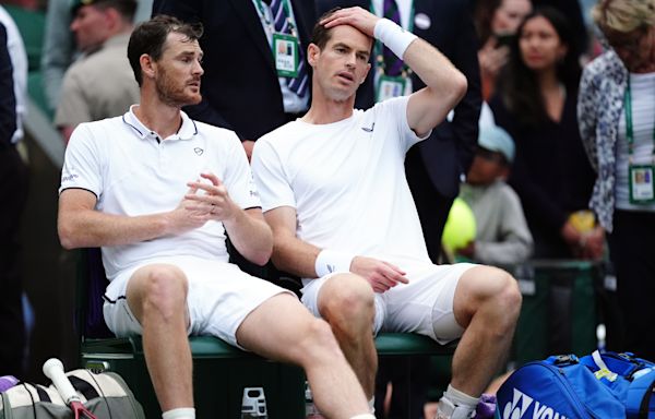 Andy and Jamie Murray beaten in emotional Centre Court doubles clash